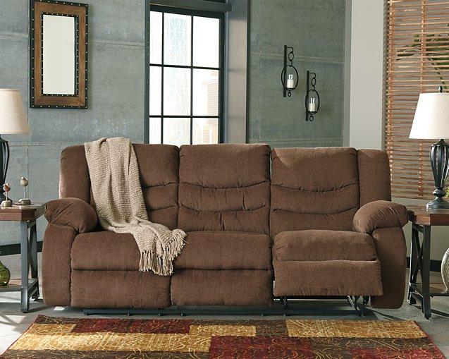 Tulen Reclining Sofa - Premium Sofa from Ashley Furniture - Just $674.04! Shop now at Furniture Wholesale Plus  We are the best furniture store in Nashville, Hendersonville, Goodlettsville, Madison, Antioch, Mount Juliet, Lebanon, Gallatin, Springfield, Murfreesboro, Franklin, Brentwood