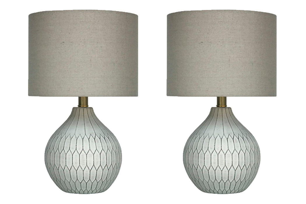 Wardmont Lamp Set - Premium Table Lamp Set from Ashley Furniture - Just $106.36! Shop now at Furniture Wholesale Plus  We are the best furniture store in Nashville, Hendersonville, Goodlettsville, Madison, Antioch, Mount Juliet, Lebanon, Gallatin, Springfield, Murfreesboro, Franklin, Brentwood