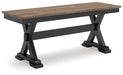 Wildenauer 50" Dining Bench - Premium Bench from Ashley Furniture - Just $124.69! Shop now at Furniture Wholesale Plus  We are the best furniture store in Nashville, Hendersonville, Goodlettsville, Madison, Antioch, Mount Juliet, Lebanon, Gallatin, Springfield, Murfreesboro, Franklin, Brentwood