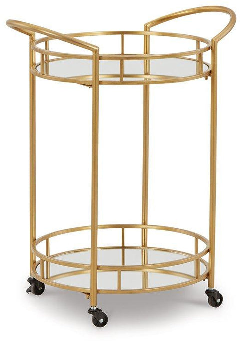 Wynora Bar Cart - Premium Bar Cart from Ashley Furniture - Just $137.92! Shop now at Furniture Wholesale Plus  We are the best furniture store in Nashville, Hendersonville, Goodlettsville, Madison, Antioch, Mount Juliet, Lebanon, Gallatin, Springfield, Murfreesboro, Franklin, Brentwood