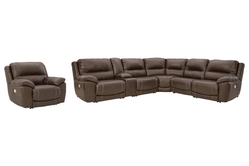 Dunleith 6-Piece Sectional w/ Recliner - Premium Living Room Set from Ashley Furniture - Just $4215.56! Shop now at Furniture Wholesale Plus  We are the best furniture store in Nashville, Hendersonville, Goodlettsville, Madison, Antioch, Mount Juliet, Lebanon, Gallatin, Springfield, Murfreesboro, Franklin, Brentwood