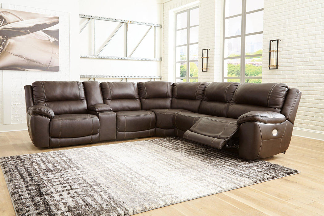 Dunleith 6-Piece Sectional w/ Recliner - Premium Living Room Set from Ashley Furniture - Just $4215.56! Shop now at Furniture Wholesale Plus  We are the best furniture store in Nashville, Hendersonville, Goodlettsville, Madison, Antioch, Mount Juliet, Lebanon, Gallatin, Springfield, Murfreesboro, Franklin, Brentwood