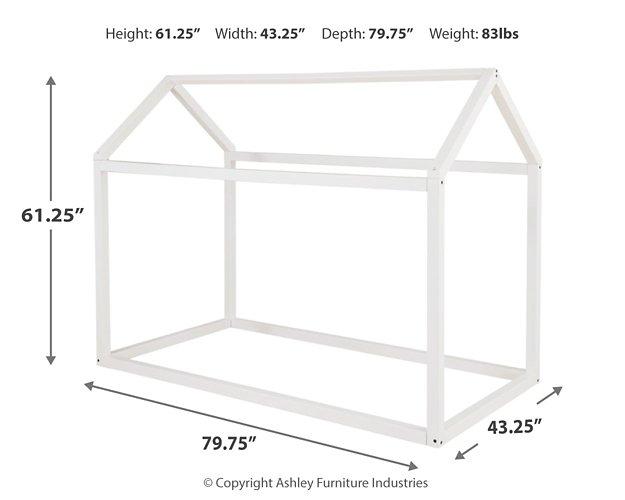 Flannibrook House Bed Frame - Premium Bed from Ashley Furniture - Just $215.20! Shop now at Furniture Wholesale Plus  We are the best furniture store in Nashville, Hendersonville, Goodlettsville, Madison, Antioch, Mount Juliet, Lebanon, Gallatin, Springfield, Murfreesboro, Franklin, Brentwood