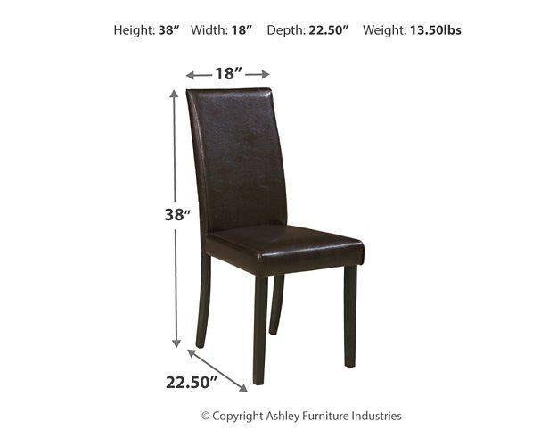 Kimonte Dining Chair - Premium Dining Chair from Ashley Furniture - Just $62.35! Shop now at Furniture Wholesale Plus  We are the best furniture store in Nashville, Hendersonville, Goodlettsville, Madison, Antioch, Mount Juliet, Lebanon, Gallatin, Springfield, Murfreesboro, Franklin, Brentwood