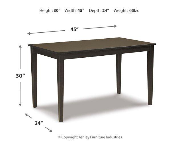 Kimonte Dining Set - Premium Dining Room Set from Ashley Furniture - Just $374.10! Shop now at Furniture Wholesale Plus  We are the best furniture store in Nashville, Hendersonville, Goodlettsville, Madison, Antioch, Mount Juliet, Lebanon, Gallatin, Springfield, Murfreesboro, Franklin, Brentwood