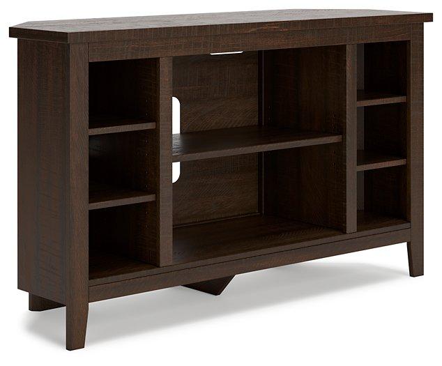 Camiburg Corner TV Stand with Electric Fireplace - Premium TV Stand from Ashley Furniture - Just $452.03! Shop now at Furniture Wholesale Plus  We are the best furniture store in Nashville, Hendersonville, Goodlettsville, Madison, Antioch, Mount Juliet, Lebanon, Gallatin, Springfield, Murfreesboro, Franklin, Brentwood