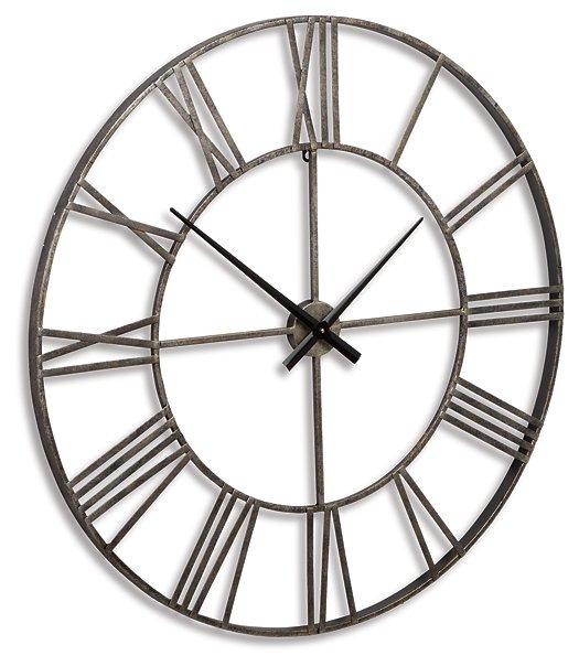 Paquita Wall Clock - Premium Clock from Ashley Furniture - Just $102.72! Shop now at Furniture Wholesale Plus  We are the best furniture store in Nashville, Hendersonville, Goodlettsville, Madison, Antioch, Mount Juliet, Lebanon, Gallatin, Springfield, Murfreesboro, Franklin, Brentwood