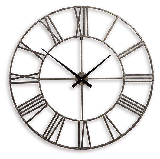 Paquita Wall Clock - Premium Clock from Ashley Furniture - Just $102.72! Shop now at Furniture Wholesale Plus  We are the best furniture store in Nashville, Hendersonville, Goodlettsville, Madison, Antioch, Mount Juliet, Lebanon, Gallatin, Springfield, Murfreesboro, Franklin, Brentwood