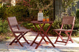 Safari Peak Outdoor Table and Chairs (Set of 3) - Premium Outdoor Dining Table from Ashley Furniture - Just $249.38! Shop now at Furniture Wholesale Plus  We are the best furniture store in Nashville, Hendersonville, Goodlettsville, Madison, Antioch, Mount Juliet, Lebanon, Gallatin, Springfield, Murfreesboro, Franklin, Brentwood