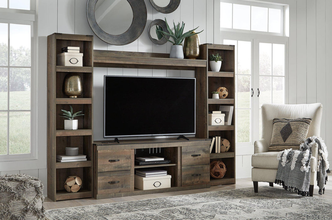 Trinell 4-Piece Entertainment Center - Premium Entertainment Center from Ashley Furniture - Just $416.29! Shop now at Furniture Wholesale Plus  We are the best furniture store in Nashville, Hendersonville, Goodlettsville, Madison, Antioch, Mount Juliet, Lebanon, Gallatin, Springfield, Murfreesboro, Franklin, Brentwood