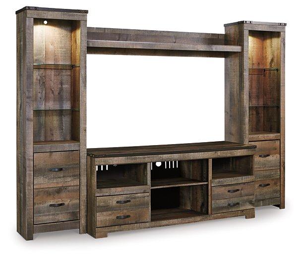 Trinell 4-Piece Entertainment Center - Premium Entertainment Center from Ashley Furniture - Just $416.29! Shop now at Furniture Wholesale Plus  We are the best furniture store in Nashville, Hendersonville, Goodlettsville, Madison, Antioch, Mount Juliet, Lebanon, Gallatin, Springfield, Murfreesboro, Franklin, Brentwood