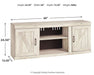 Bellaby 4-Piece Entertainment Center with Electric Fireplace - Premium Entertainment Center from Ashley Furniture - Just $727.62! Shop now at Furniture Wholesale Plus  We are the best furniture store in Nashville, Hendersonville, Goodlettsville, Madison, Antioch, Mount Juliet, Lebanon, Gallatin, Springfield, Murfreesboro, Franklin, Brentwood