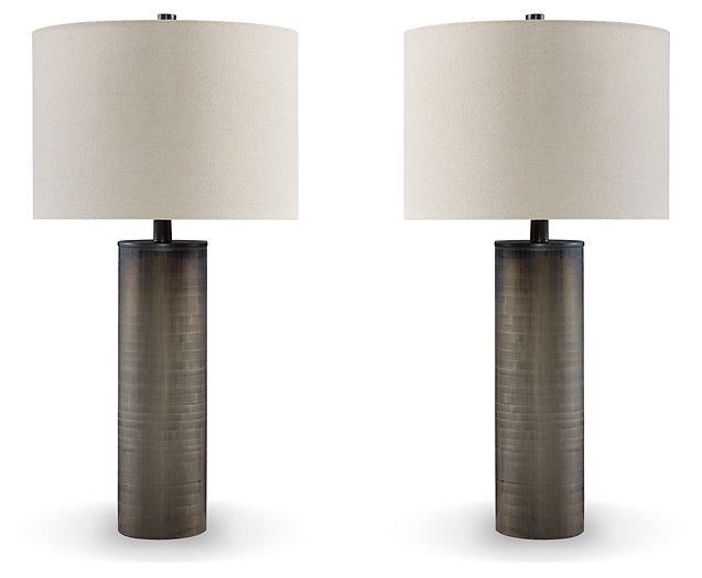 Dingerly Lamp Set - Premium Table Lamp Set from Ashley Furniture - Just $198.16! Shop now at Furniture Wholesale Plus  We are the best furniture store in Nashville, Hendersonville, Goodlettsville, Madison, Antioch, Mount Juliet, Lebanon, Gallatin, Springfield, Murfreesboro, Franklin, Brentwood