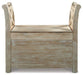 Fossil Ridge Accent Bench - Premium Bench from Ashley Furniture - Just $206.77! Shop now at Furniture Wholesale Plus  We are the best furniture store in Nashville, Hendersonville, Goodlettsville, Madison, Antioch, Mount Juliet, Lebanon, Gallatin, Springfield, Murfreesboro, Franklin, Brentwood