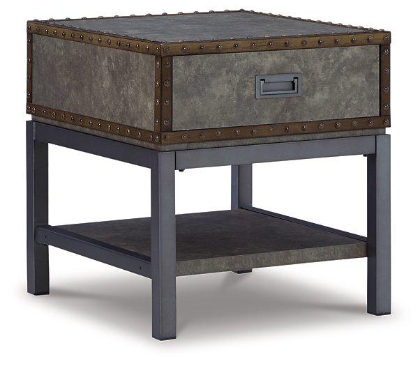 Derrylin End Table - Premium End Table from Ashley Furniture - Just $280.92! Shop now at Furniture Wholesale Plus  We are the best furniture store in Nashville, Hendersonville, Goodlettsville, Madison, Antioch, Mount Juliet, Lebanon, Gallatin, Springfield, Murfreesboro, Franklin, Brentwood