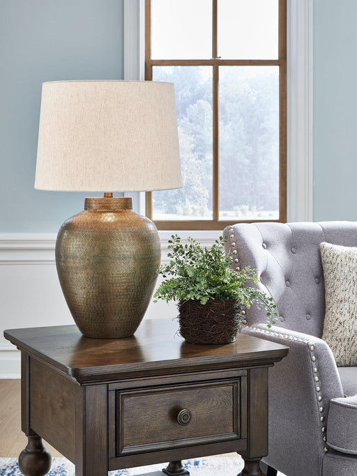 Madney Table Lamp - Premium Table Lamp from Ashley Furniture - Just $125.56! Shop now at Furniture Wholesale Plus  We are the best furniture store in Nashville, Hendersonville, Goodlettsville, Madison, Antioch, Mount Juliet, Lebanon, Gallatin, Springfield, Murfreesboro, Franklin, Brentwood