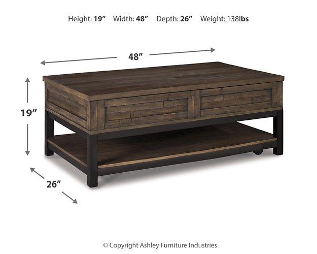 Johurst Coffee Table with Lift Top - Premium Cocktail Table Lift from Ashley Furniture - Just $425.68! Shop now at Furniture Wholesale Plus  We are the best furniture store in Nashville, Hendersonville, Goodlettsville, Madison, Antioch, Mount Juliet, Lebanon, Gallatin, Springfield, Murfreesboro, Franklin, Brentwood