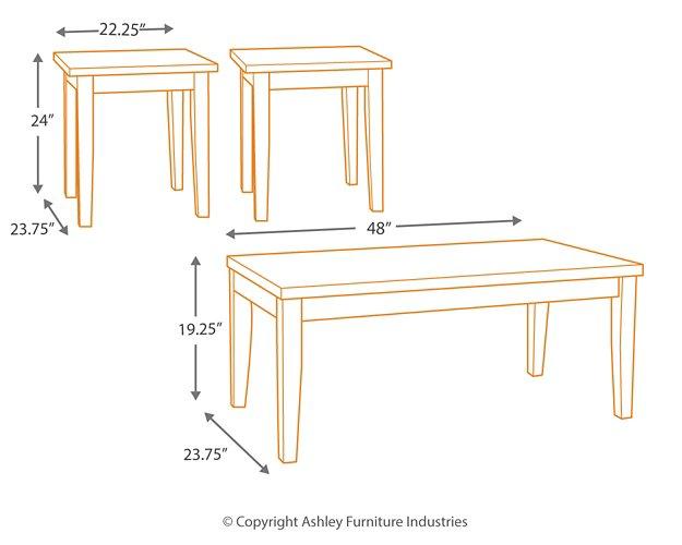 Maysville Table (Set of 3) - Premium Table Set from Ashley Furniture - Just $280.92! Shop now at Furniture Wholesale Plus  We are the best furniture store in Nashville, Hendersonville, Goodlettsville, Madison, Antioch, Mount Juliet, Lebanon, Gallatin, Springfield, Murfreesboro, Franklin, Brentwood