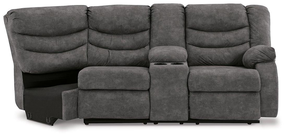 Partymate 2-Piece Reclining Sectional - Premium Sectional from Ashley Furniture - Just $1388.22! Shop now at Furniture Wholesale Plus  We are the best furniture store in Nashville, Hendersonville, Goodlettsville, Madison, Antioch, Mount Juliet, Lebanon, Gallatin, Springfield, Murfreesboro, Franklin, Brentwood