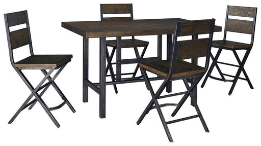 Kavara Counter Height Dining Set - Premium Dining Room Set from Ashley Furniture - Just $750.15! Shop now at Furniture Wholesale Plus  We are the best furniture store in Nashville, Hendersonville, Goodlettsville, Madison, Antioch, Mount Juliet, Lebanon, Gallatin, Springfield, Murfreesboro, Franklin, Brentwood