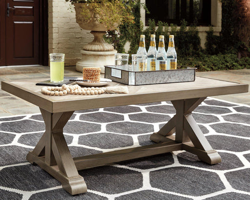 Beachcroft Outdoor Coffee Table - Premium Outdoor Cocktail Table from Ashley Furniture - Just $552.79! Shop now at Furniture Wholesale Plus  We are the best furniture store in Nashville, Hendersonville, Goodlettsville, Madison, Antioch, Mount Juliet, Lebanon, Gallatin, Springfield, Murfreesboro, Franklin, Brentwood