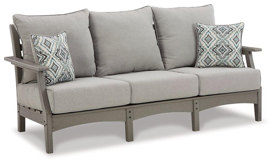 Visola Outdoor Sofa with Cushion - Premium Outdoor Seating from Ashley Furniture - Just $1274.27! Shop now at Furniture Wholesale Plus  We are the best furniture store in Nashville, Hendersonville, Goodlettsville, Madison, Antioch, Mount Juliet, Lebanon, Gallatin, Springfield, Murfreesboro, Franklin, Brentwood