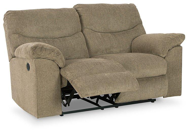 Alphons Reclining Loveseat - Premium Loveseat from Ashley Furniture - Just $624.13! Shop now at Furniture Wholesale Plus  We are the best furniture store in Nashville, Hendersonville, Goodlettsville, Madison, Antioch, Mount Juliet, Lebanon, Gallatin, Springfield, Murfreesboro, Franklin, Brentwood