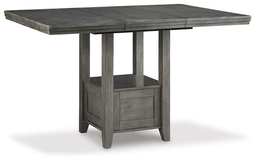 Hallanden Counter Height Dining Extension Table - Premium Counter Height Table from Ashley Furniture - Just $372.06! Shop now at Furniture Wholesale Plus  We are the best furniture store in Nashville, Hendersonville, Goodlettsville, Madison, Antioch, Mount Juliet, Lebanon, Gallatin, Springfield, Murfreesboro, Franklin, Brentwood