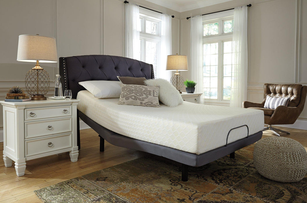 10 Inch Chime Memory Foam Mattress in a Box - Premium Mattress from Ashley Furniture - Just $292.44! Shop now at Furniture Wholesale Plus  We are the best furniture store in Nashville, Hendersonville, Goodlettsville, Madison, Antioch, Mount Juliet, Lebanon, Gallatin, Springfield, Murfreesboro, Franklin, Brentwood