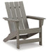 Visola Outdoor Adirondack Chair and End Table - Premium Outdoor Table Set from Ashley Furniture - Just $406.48! Shop now at Furniture Wholesale Plus  We are the best furniture store in Nashville, Hendersonville, Goodlettsville, Madison, Antioch, Mount Juliet, Lebanon, Gallatin, Springfield, Murfreesboro, Franklin, Brentwood