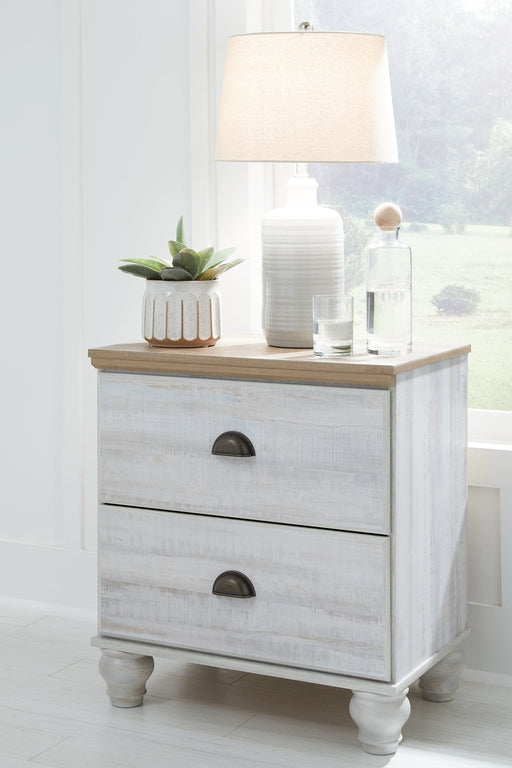 Haven Bay Nightstand - Premium Nightstand from Ashley Furniture - Just $201.11! Shop now at Furniture Wholesale Plus  We are the best furniture store in Nashville, Hendersonville, Goodlettsville, Madison, Antioch, Mount Juliet, Lebanon, Gallatin, Springfield, Murfreesboro, Franklin, Brentwood