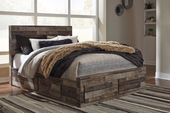 Derekson Bed with 4 Storage Drawers - Premium Bed from Ashley Furniture - Just $677.77! Shop now at Furniture Wholesale Plus  We are the best furniture store in Nashville, Hendersonville, Goodlettsville, Madison, Antioch, Mount Juliet, Lebanon, Gallatin, Springfield, Murfreesboro, Franklin, Brentwood