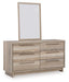 Hasbrick Dresser and Mirror - Premium Dresser and Mirror from Ashley Furniture - Just $532.95! Shop now at Furniture Wholesale Plus  We are the best furniture store in Nashville, Hendersonville, Goodlettsville, Madison, Antioch, Mount Juliet, Lebanon, Gallatin, Springfield, Murfreesboro, Franklin, Brentwood