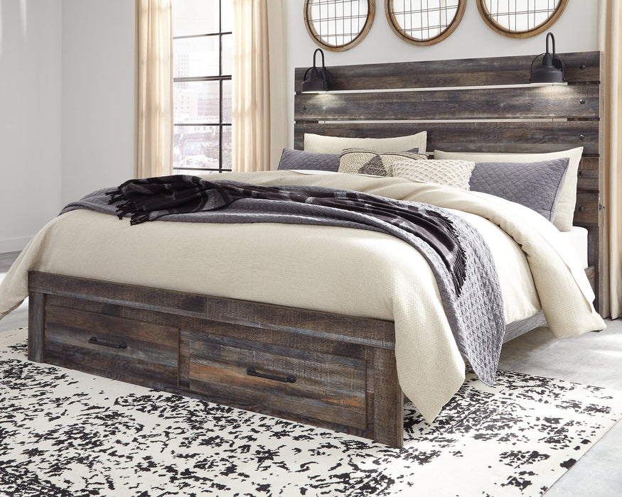 Drystan Bed with 2 Storage Drawers - Premium Bed from Ashley Furniture - Just $460.55! Shop now at Furniture Wholesale Plus  We are the best furniture store in Nashville, Hendersonville, Goodlettsville, Madison, Antioch, Mount Juliet, Lebanon, Gallatin, Springfield, Murfreesboro, Franklin, Brentwood