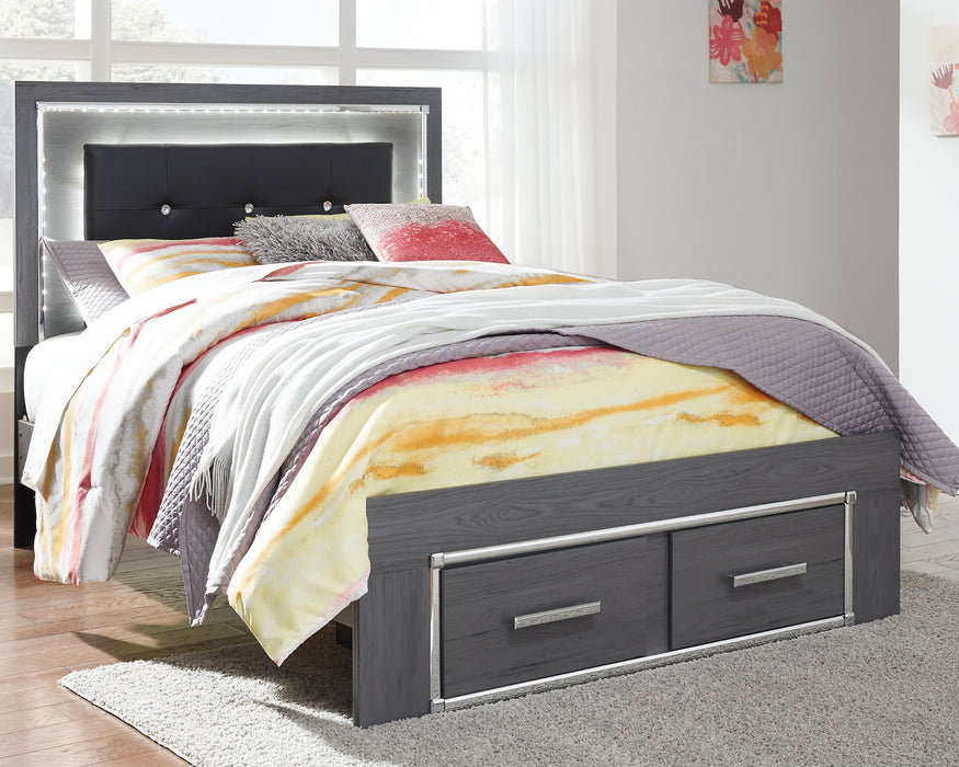 Lodanna Bed with 2 Storage Drawers - Premium Bed from Ashley Furniture - Just $583.22! Shop now at Furniture Wholesale Plus  We are the best furniture store in Nashville, Hendersonville, Goodlettsville, Madison, Antioch, Mount Juliet, Lebanon, Gallatin, Springfield, Murfreesboro, Franklin, Brentwood