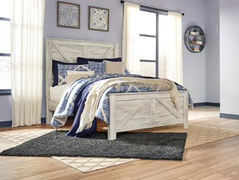 Bellaby Crossbuck Bed - Premium Bed from Ashley Furniture - Just $360! Shop now at Furniture Wholesale Plus  We are the best furniture store in Nashville, Hendersonville, Goodlettsville, Madison, Antioch, Mount Juliet, Lebanon, Gallatin, Springfield, Murfreesboro, Franklin, Brentwood