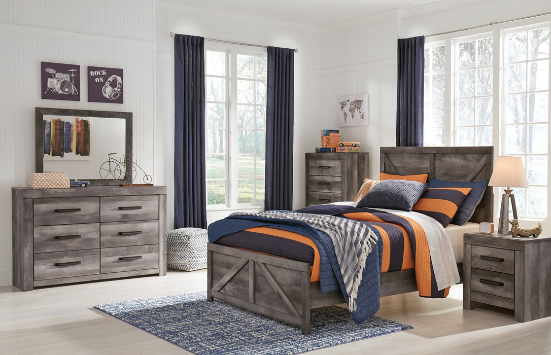 Wynnlow Crossbuck Bed - Premium Bed from Ashley Furniture - Just $239.33! Shop now at Furniture Wholesale Plus  We are the best furniture store in Nashville, Hendersonville, Goodlettsville, Madison, Antioch, Mount Juliet, Lebanon, Gallatin, Springfield, Murfreesboro, Franklin, Brentwood
