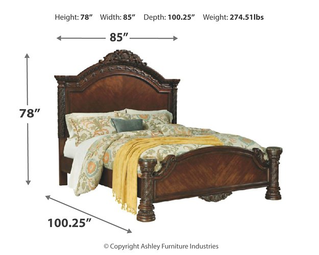 North Shore Bed - Premium Bed from Ashley Furniture - Just $1115.21! Shop now at Furniture Wholesale Plus  We are the best furniture store in Nashville, Hendersonville, Goodlettsville, Madison, Antioch, Mount Juliet, Lebanon, Gallatin, Springfield, Murfreesboro, Franklin, Brentwood