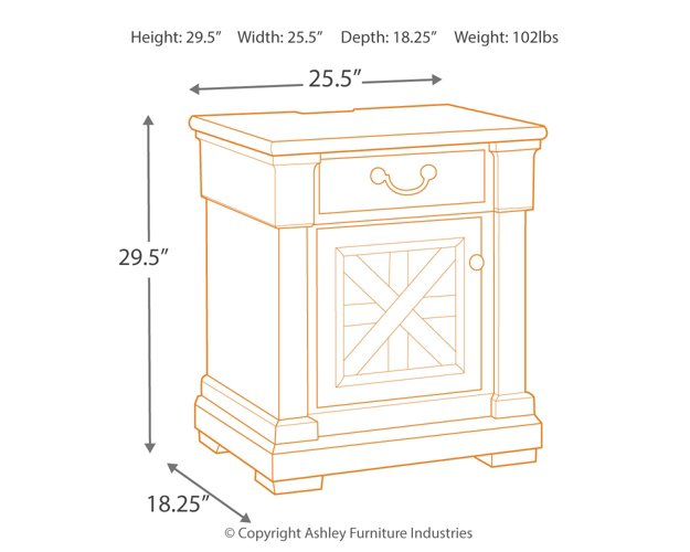 Bolanburg Nightstand - Premium Nightstand from Ashley Furniture - Just $382.11! Shop now at Furniture Wholesale Plus  We are the best furniture store in Nashville, Hendersonville, Goodlettsville, Madison, Antioch, Mount Juliet, Lebanon, Gallatin, Springfield, Murfreesboro, Franklin, Brentwood