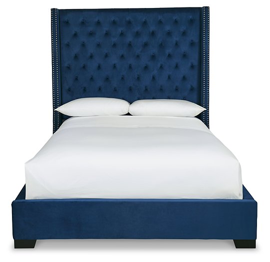 Coralayne Upholstered Bed - Premium Bed from Ashley Furniture - Just $362! Shop now at Furniture Wholesale Plus  We are the best furniture store in Nashville, Hendersonville, Goodlettsville, Madison, Antioch, Mount Juliet, Lebanon, Gallatin, Springfield, Murfreesboro, Franklin, Brentwood