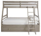 Lettner Youth Bunk Bed with 1 Large Storage Drawer - Premium Youth Bed from Ashley Furniture - Just $804.44! Shop now at Furniture Wholesale Plus  We are the best furniture store in Nashville, Hendersonville, Goodlettsville, Madison, Antioch, Mount Juliet, Lebanon, Gallatin, Springfield, Murfreesboro, Franklin, Brentwood