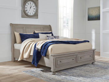Lettner Bed with 2 Storage Drawers - Premium Bed from Ashley Furniture - Just $985.44! Shop now at Furniture Wholesale Plus  We are the best furniture store in Nashville, Hendersonville, Goodlettsville, Madison, Antioch, Mount Juliet, Lebanon, Gallatin, Springfield, Murfreesboro, Franklin, Brentwood