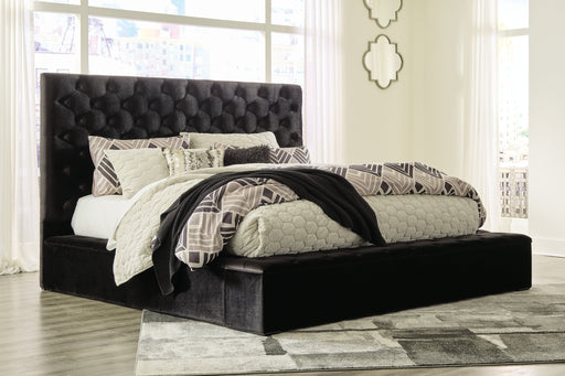 Lindenfield Upholstered Storage Bed - Premium Bed from Ashley Furniture - Just $965.33! Shop now at Furniture Wholesale Plus  We are the best furniture store in Nashville, Hendersonville, Goodlettsville, Madison, Antioch, Mount Juliet, Lebanon, Gallatin, Springfield, Murfreesboro, Franklin, Brentwood