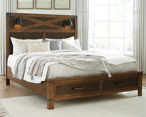 Wyattfield Bed with Storage - Premium Bed from Ashley Furniture - Just $993.48! Shop now at Furniture Wholesale Plus  We are the best furniture store in Nashville, Hendersonville, Goodlettsville, Madison, Antioch, Mount Juliet, Lebanon, Gallatin, Springfield, Murfreesboro, Franklin, Brentwood