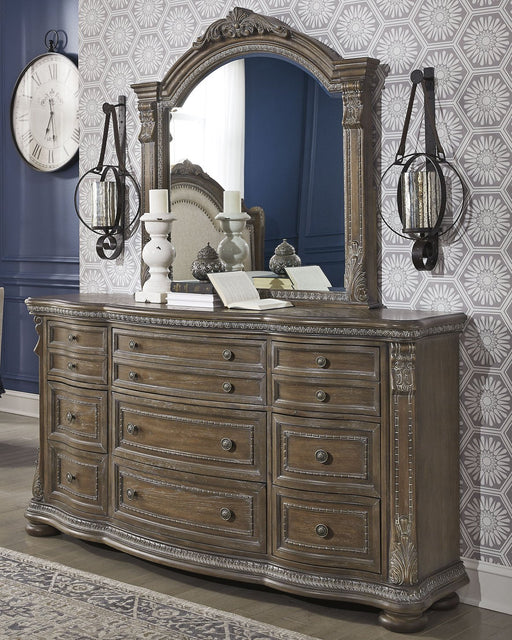 Charmond Dresser and Mirror - Premium Dresser and Mirror from Ashley Furniture - Just $1407.77! Shop now at Furniture Wholesale Plus  We are the best furniture store in Nashville, Hendersonville, Goodlettsville, Madison, Antioch, Mount Juliet, Lebanon, Gallatin, Springfield, Murfreesboro, Franklin, Brentwood