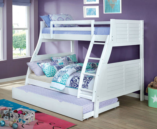 HOOPLE Bunk Bed W/ Trundle - Premium Bunk Bed from FOA East - Just $1029.60! Shop now at Furniture Wholesale Plus  We are the best furniture store in Nashville, Hendersonville, Goodlettsville, Madison, Antioch, Mount Juliet, Lebanon, Gallatin, Springfield, Murfreesboro, Franklin, Brentwood