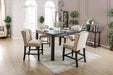 Sania III Antique Black, Ivory 7 Pc. Sq Counter Ht. Table Set - Premium Dining Room Set from FOA East - Just $1546.35! Shop now at Furniture Wholesale Plus  We are the best furniture store in Nashville, Hendersonville, Goodlettsville, Madison, Antioch, Mount Juliet, Lebanon, Gallatin, Springfield, Murfreesboro, Franklin, Brentwood