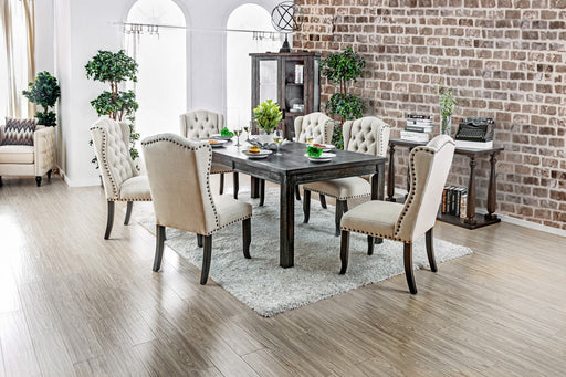 SANIA 9 Pc. Dining Table Set - Premium Dining Room Set from FOA East - Just $2470.65! Shop now at Furniture Wholesale Plus  We are the best furniture store in Nashville, Hendersonville, Goodlettsville, Madison, Antioch, Mount Juliet, Lebanon, Gallatin, Springfield, Murfreesboro, Franklin, Brentwood