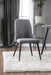 Vilhelm I Gray Side Chair (2/CTN) - Premium Dining Chair from FOA East - Just $261.30! Shop now at Furniture Wholesale Plus  We are the best furniture store in Nashville, Hendersonville, Goodlettsville, Madison, Antioch, Mount Juliet, Lebanon, Gallatin, Springfield, Murfreesboro, Franklin, Brentwood