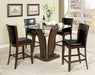 Manhattan III Brown Cherry 5 Pc. Round Counter Ht. Table Set - Premium Dining Room Set from FOA East - Just $959.40! Shop now at Furniture Wholesale Plus  We are the best furniture store in Nashville, Hendersonville, Goodlettsville, Madison, Antioch, Mount Juliet, Lebanon, Gallatin, Springfield, Murfreesboro, Franklin, Brentwood